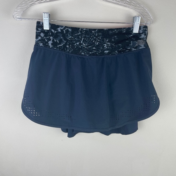 New Balance NB Dry Blue Lined Skort Skirt Shorts - Picture 8 of 8